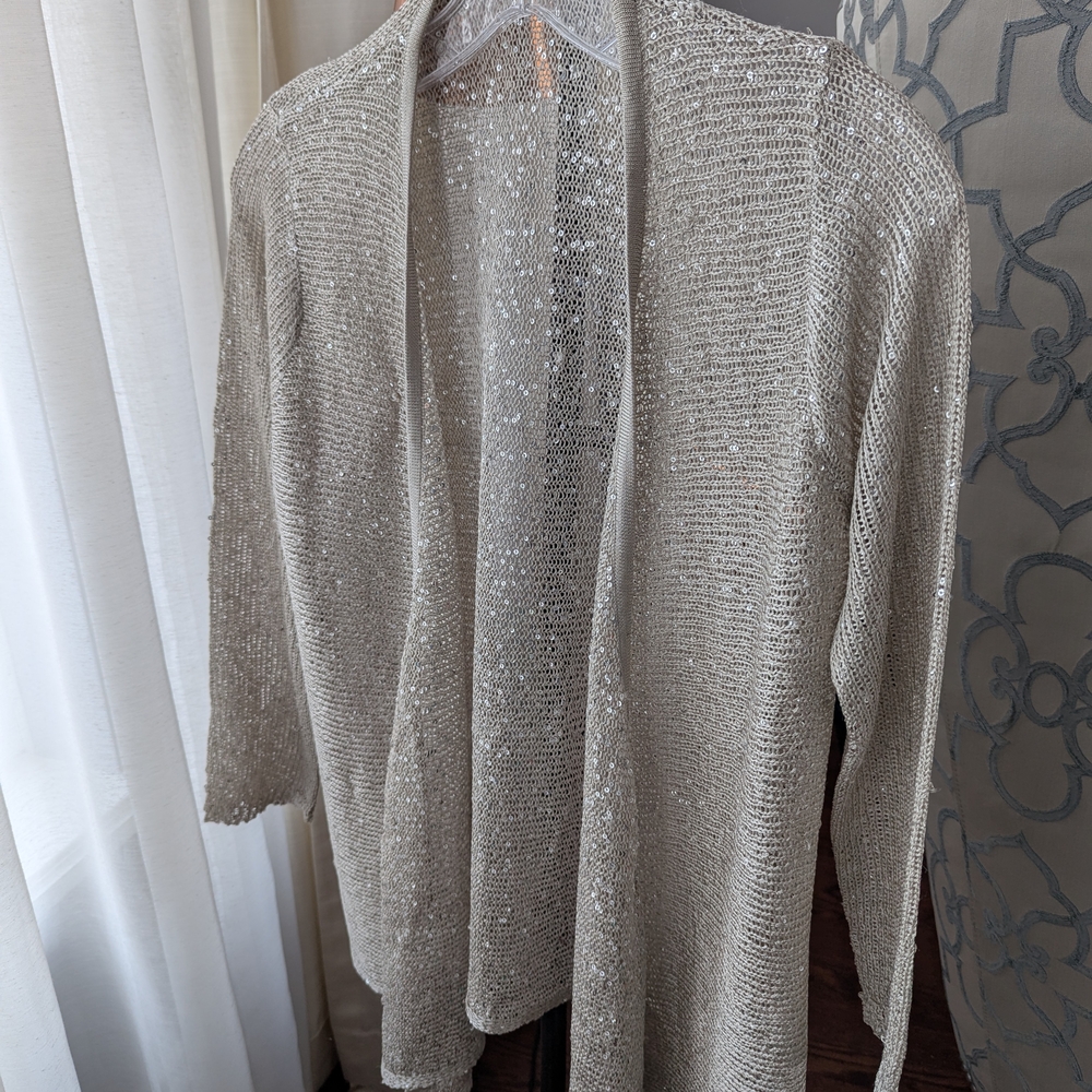 Elegant Silver Women's Sweater